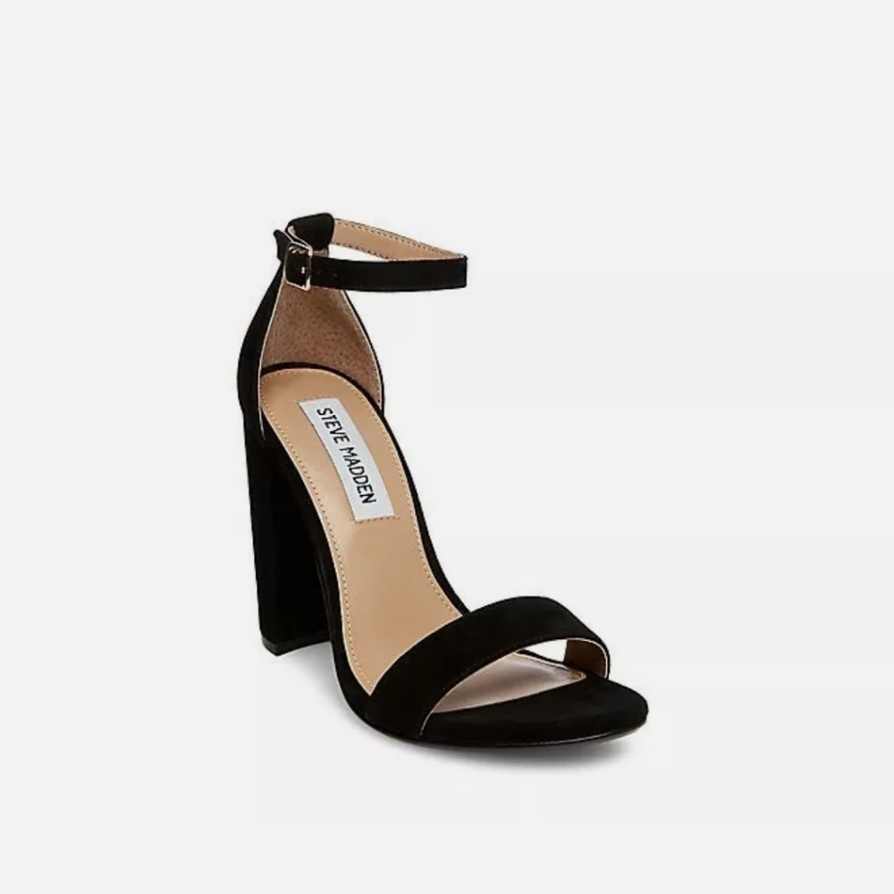 Steve Madden Carrson Black Suede